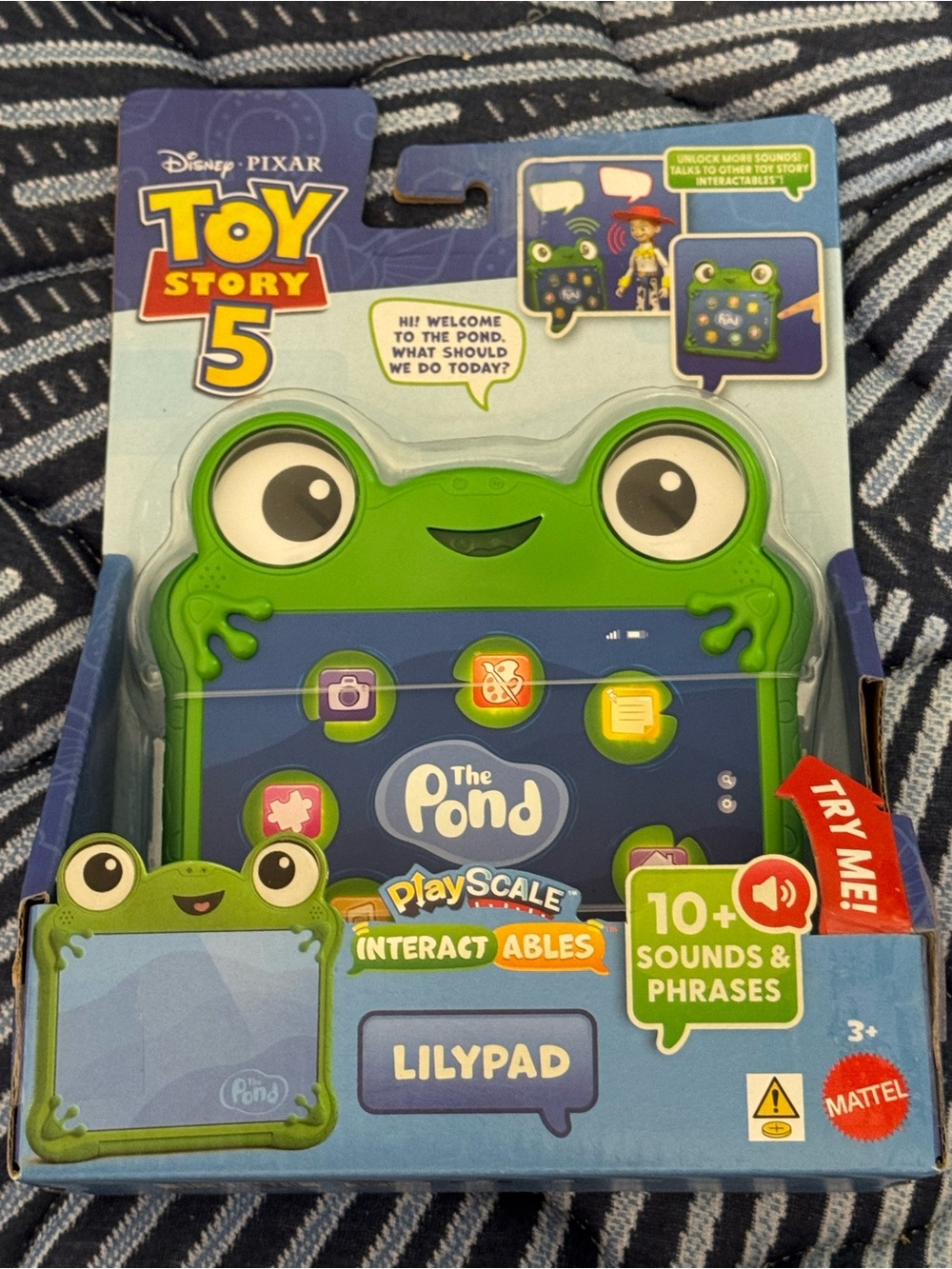 Mattel Toy Story 5 Lilypad Interactive Frog Toy - Green